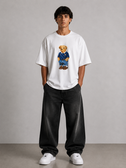 Frankreich Bär Oversized Shirt