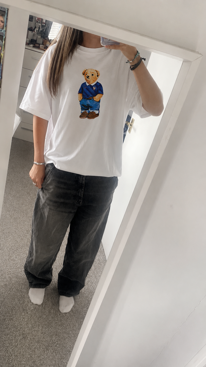 Frankreich Bär Oversized Shirt