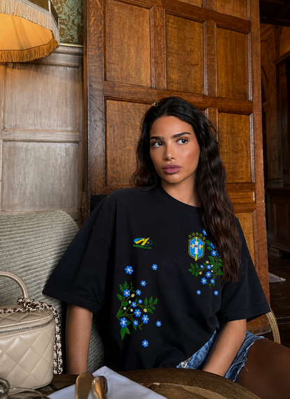 Brazil Blüten Oversized Shirt
