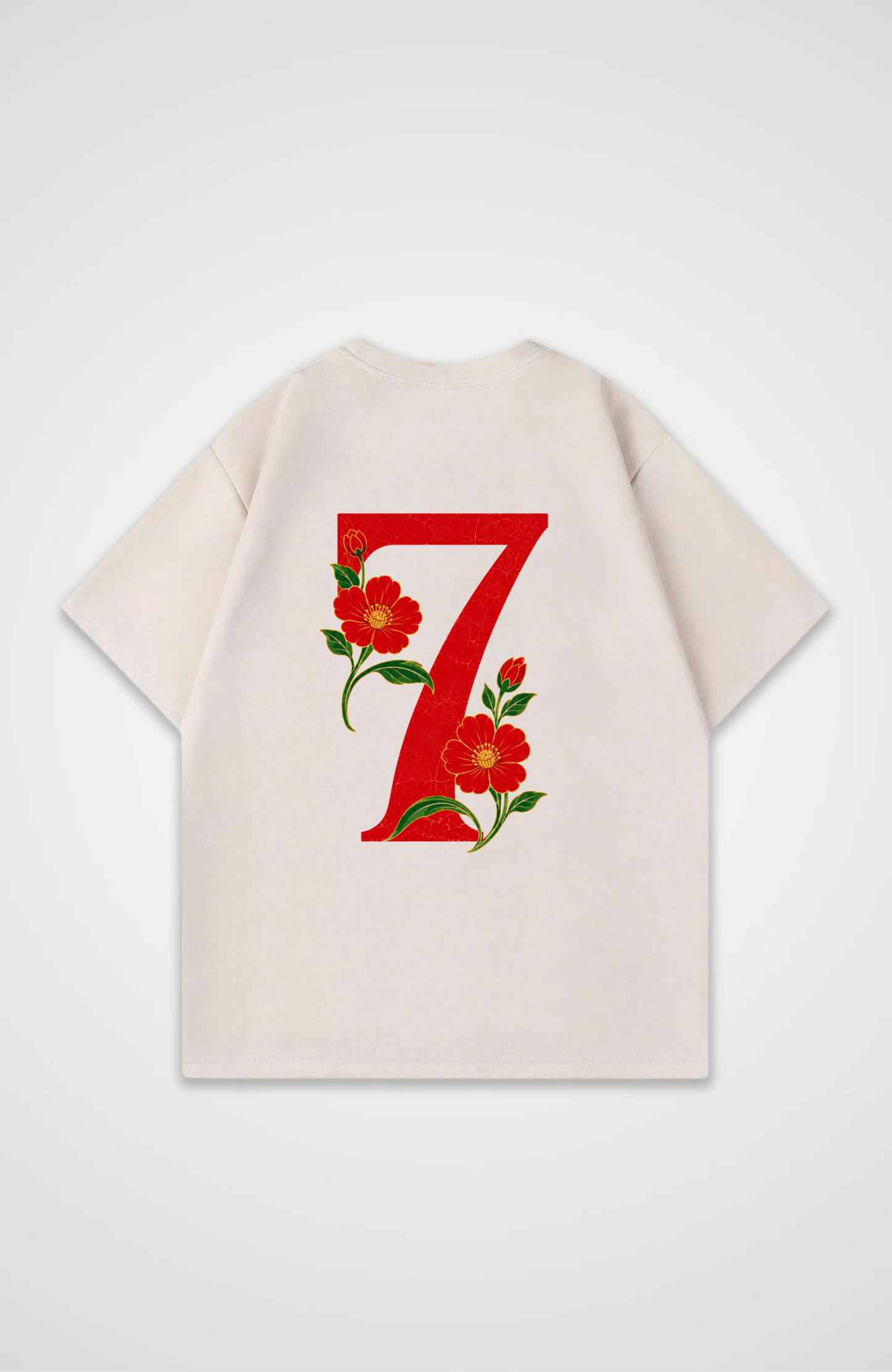 Portugal V2 Jersey Oversized Shirt - Beige Back (Designed)