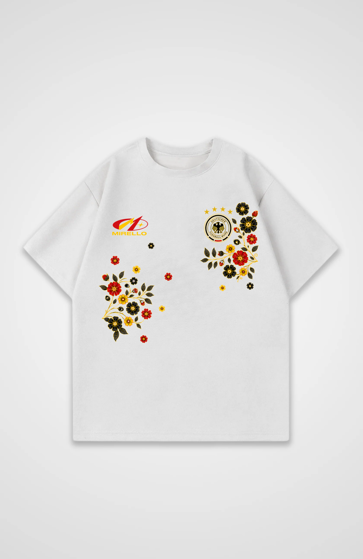 Germany V2 Jersey Oversized Shirt - White Front (Designed)
