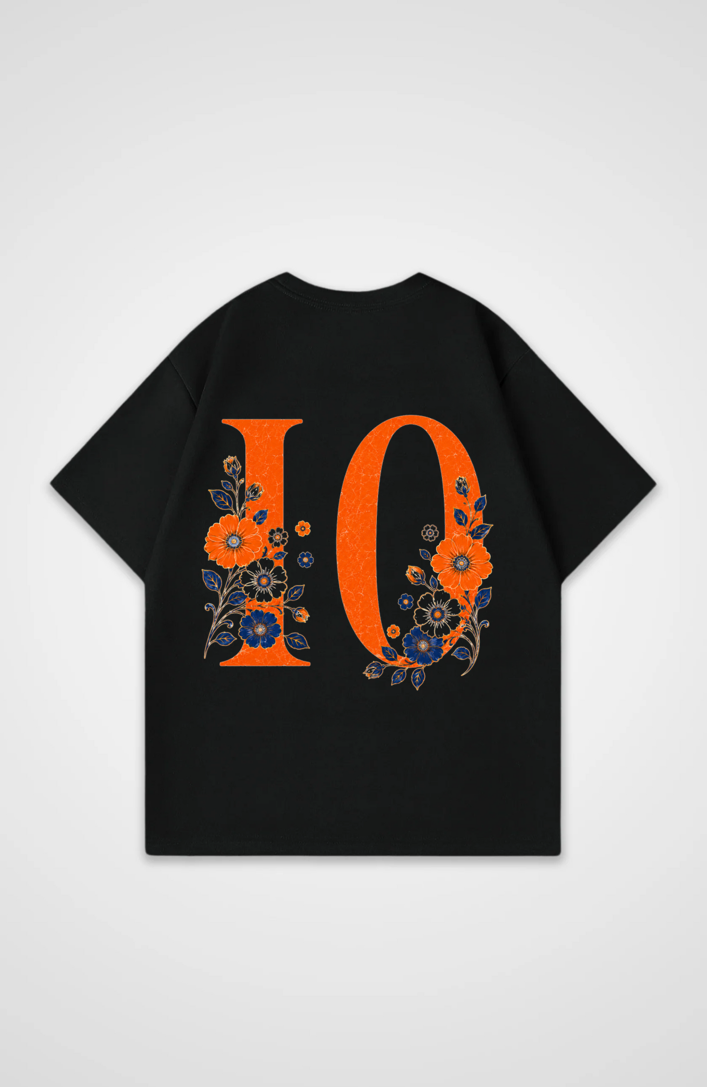 Netherlands V2 Jersey Oversized Shirt - Black Back (Designed)