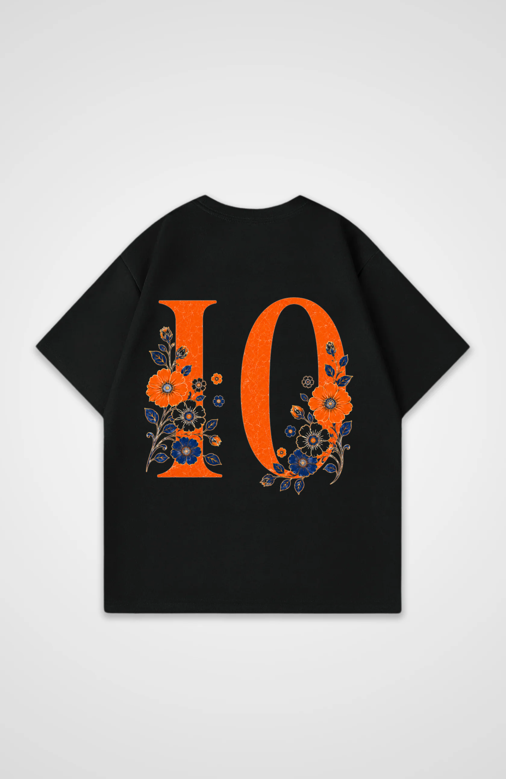 Netherlands V2 Jersey Oversized Shirt - Black Back (Designed)