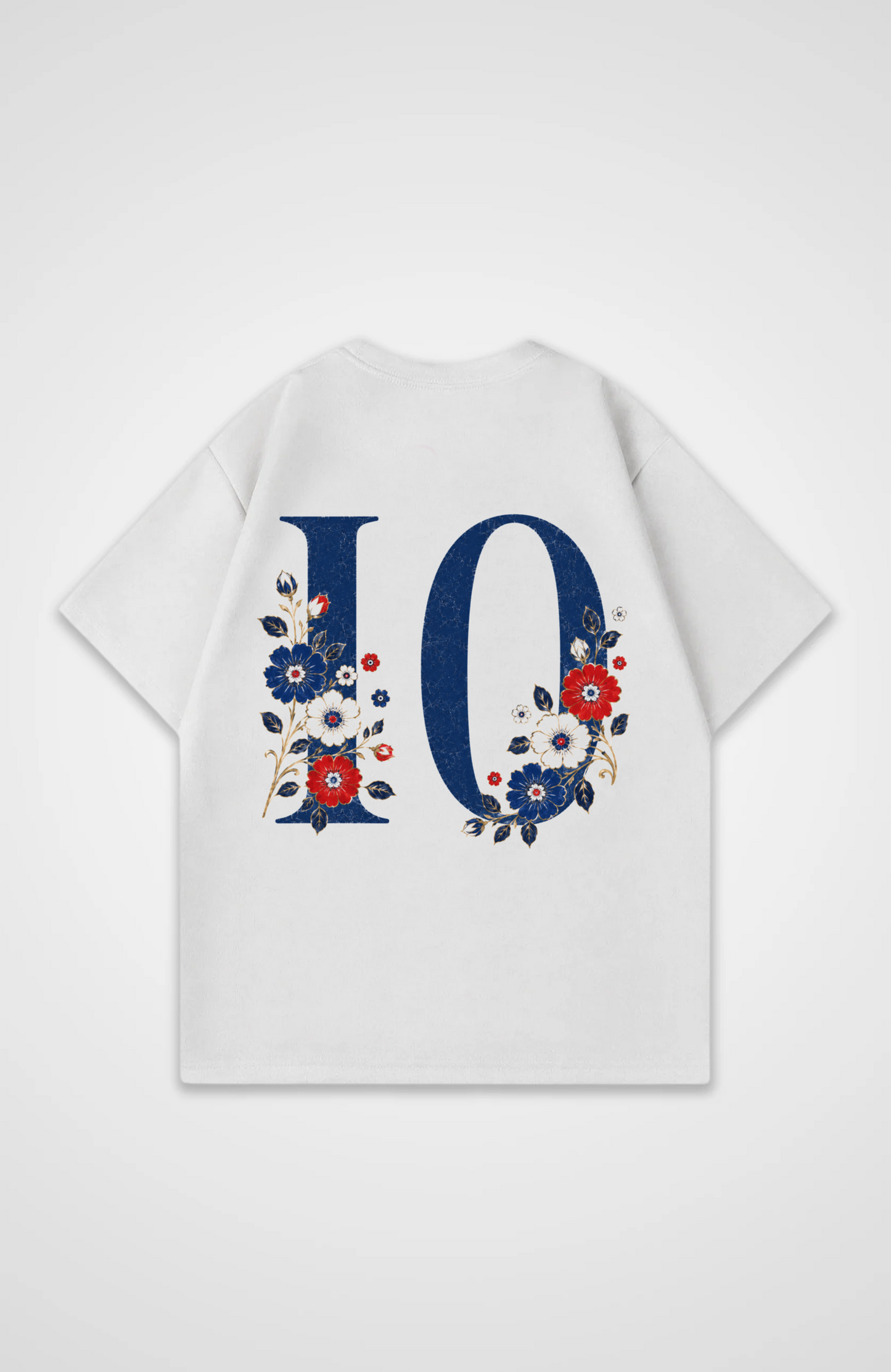 France V2 Jersey Oversized Shirt - White Back (Designed)